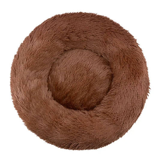 PawHaven Plush Dog & Cat Bed