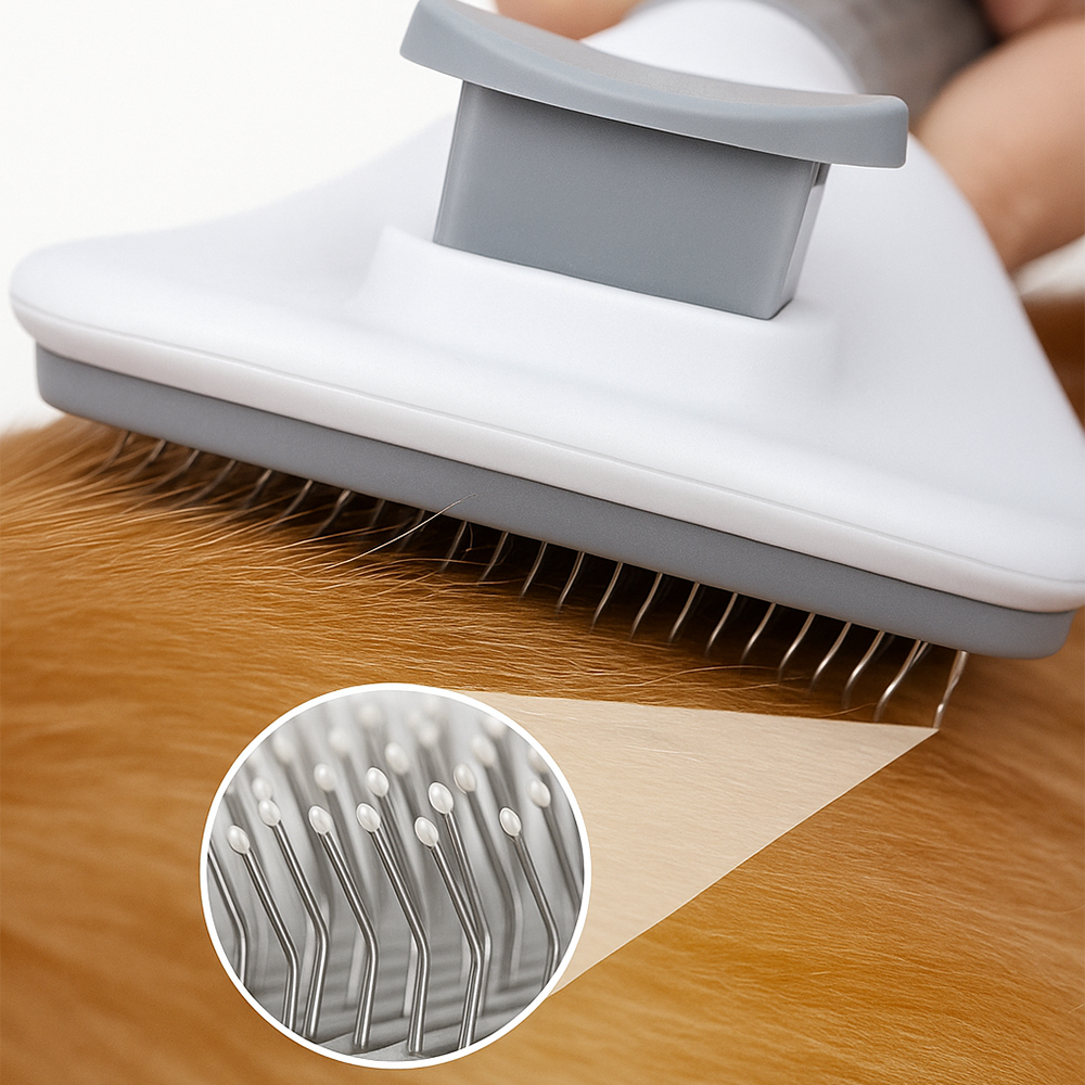 Self-Cleaning Pet Brush