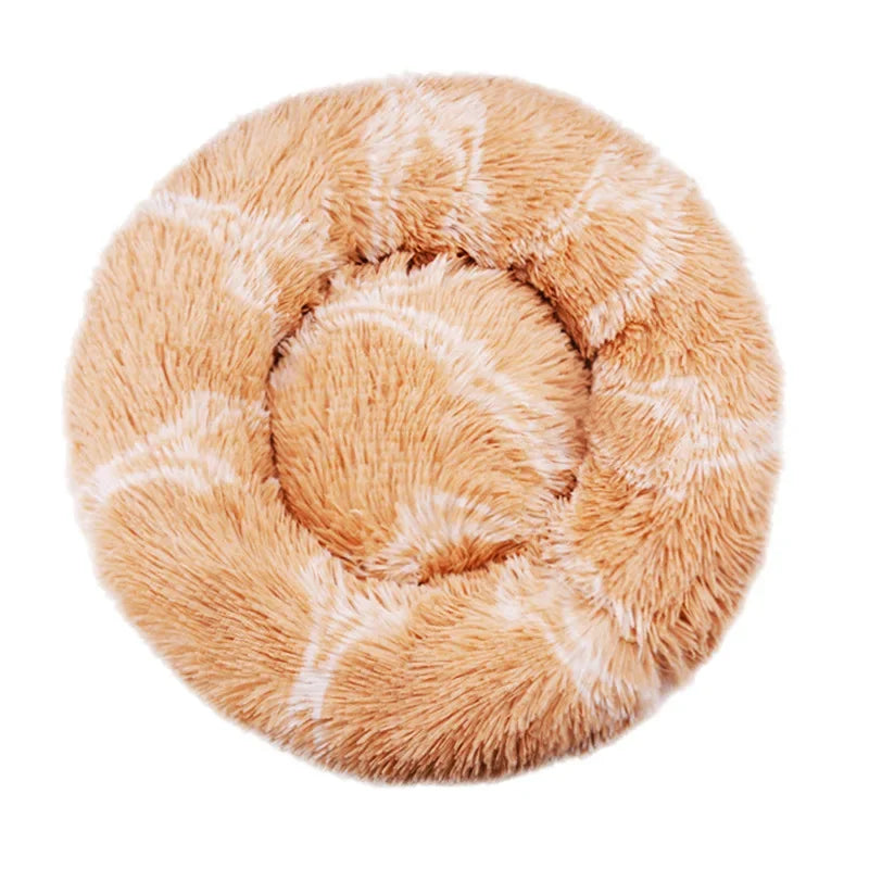 PawHaven Plush Dog & Cat Bed