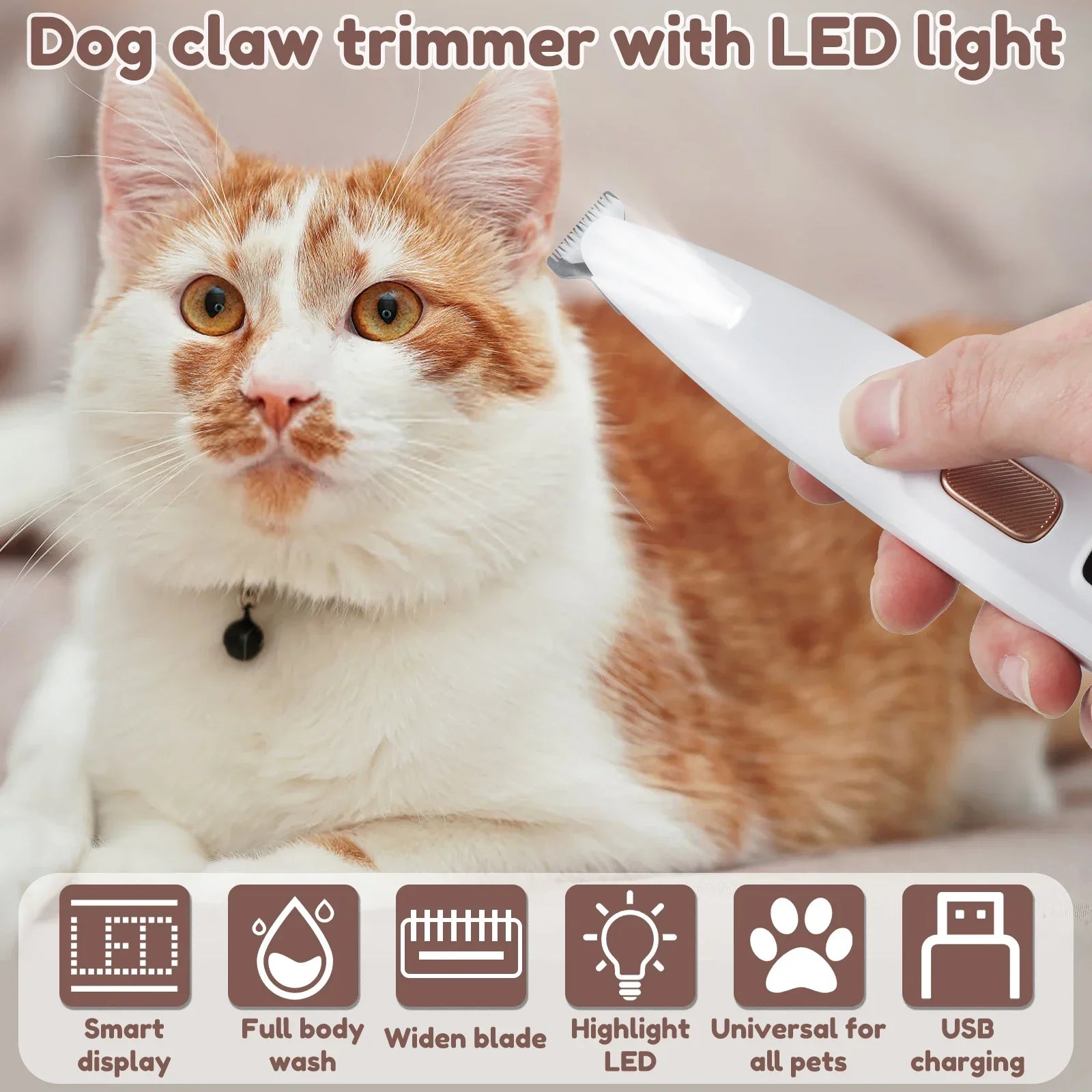 LED Paw & Hair Trimmer