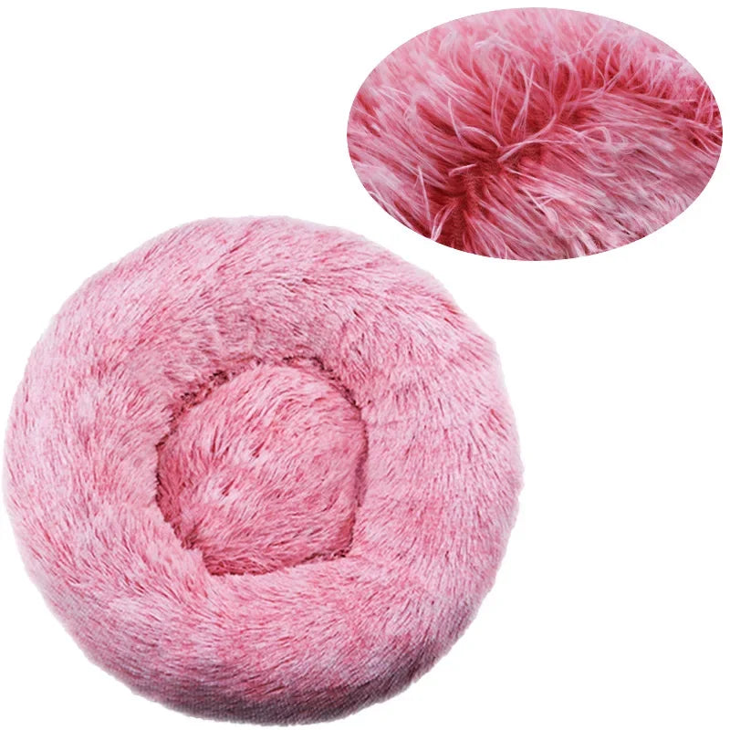 PawHaven Plush Dog & Cat Bed