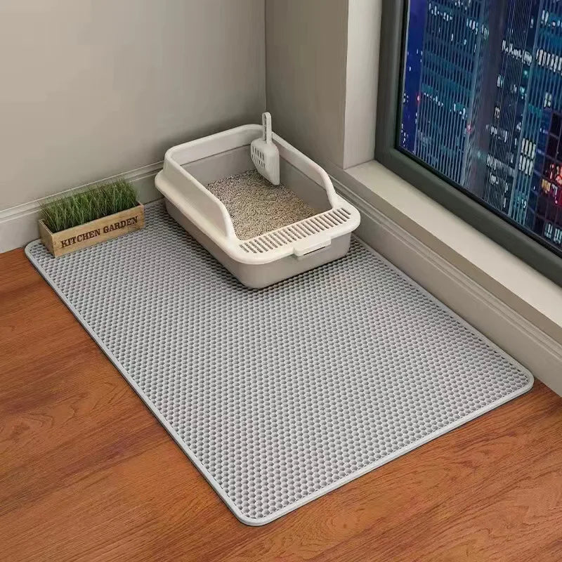 Easy-Clean Non-Slip Cat Mat