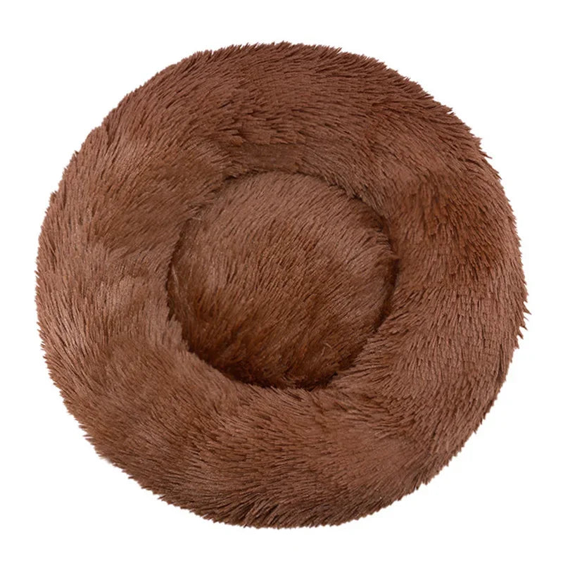PawHaven Plush Dog & Cat Bed