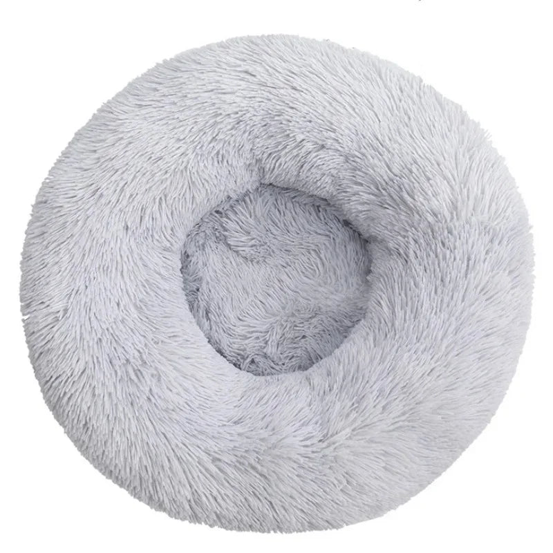 PawHaven Plush Dog & Cat Bed