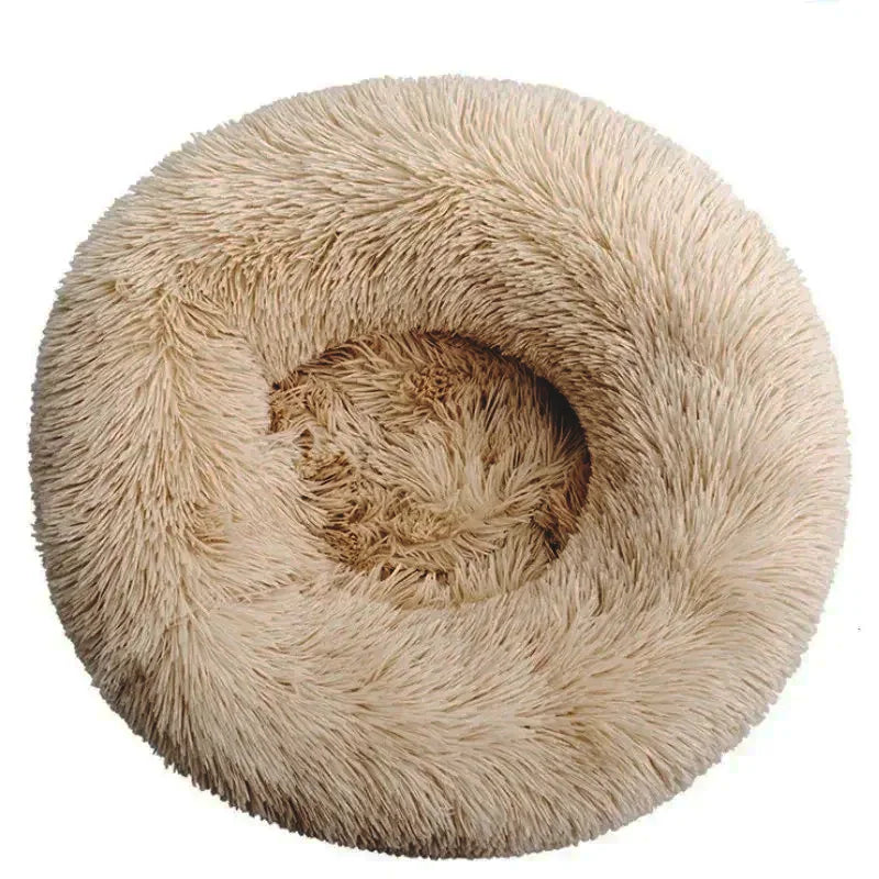 PawHaven Plush Dog & Cat Bed