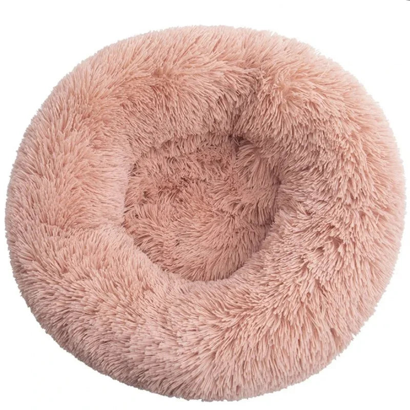 PawHaven Plush Dog & Cat Bed