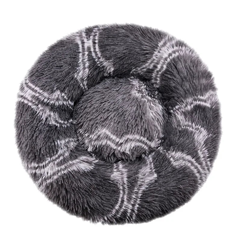PawHaven Plush Dog & Cat Bed