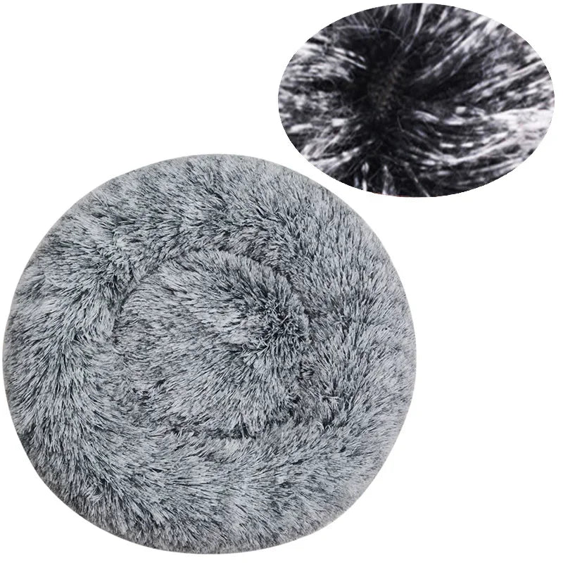 PawHaven Plush Dog & Cat Bed