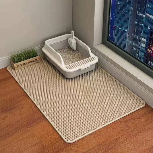 Easy-Clean Non-Slip Cat Mat