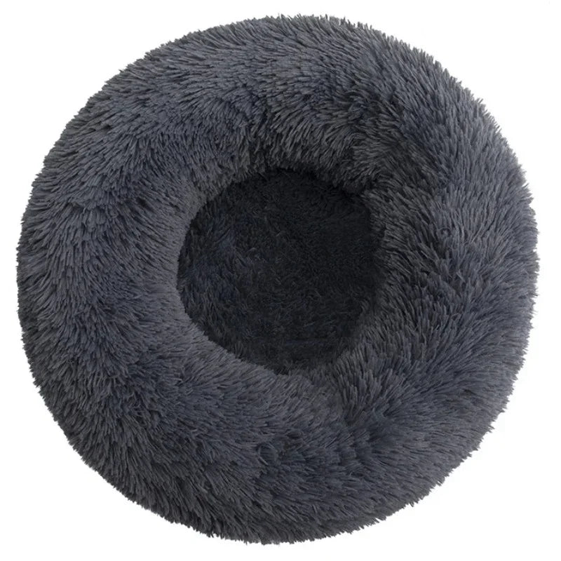PawHaven Plush Dog & Cat Bed